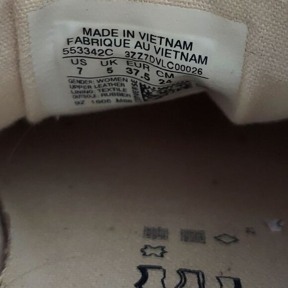 Converse All Star Chuck Taylor Madison Low Top Glitter Gold & Canvas - Women's 7 - Picture 9 of 9